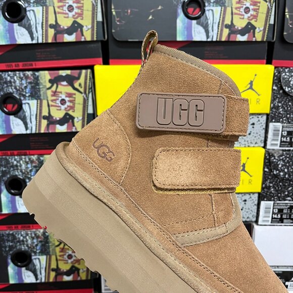 UGG Velcro - Strap Platform Ankle Boots - Picture 5 of 9